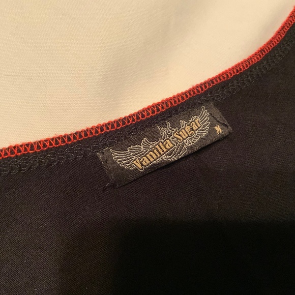 Vanilla Sugar Abstract Beaded Long Stretchy Tank Top (M) - Picture 5 of 7